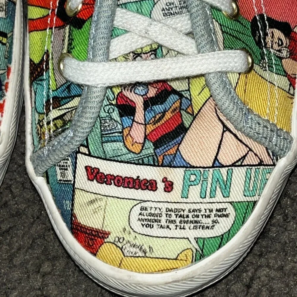 BETTY and VERONICA X KEDS LIMITED. KICKSTART SNEAKERS RIVERDALE ARCHIE JUGHEAD 9
